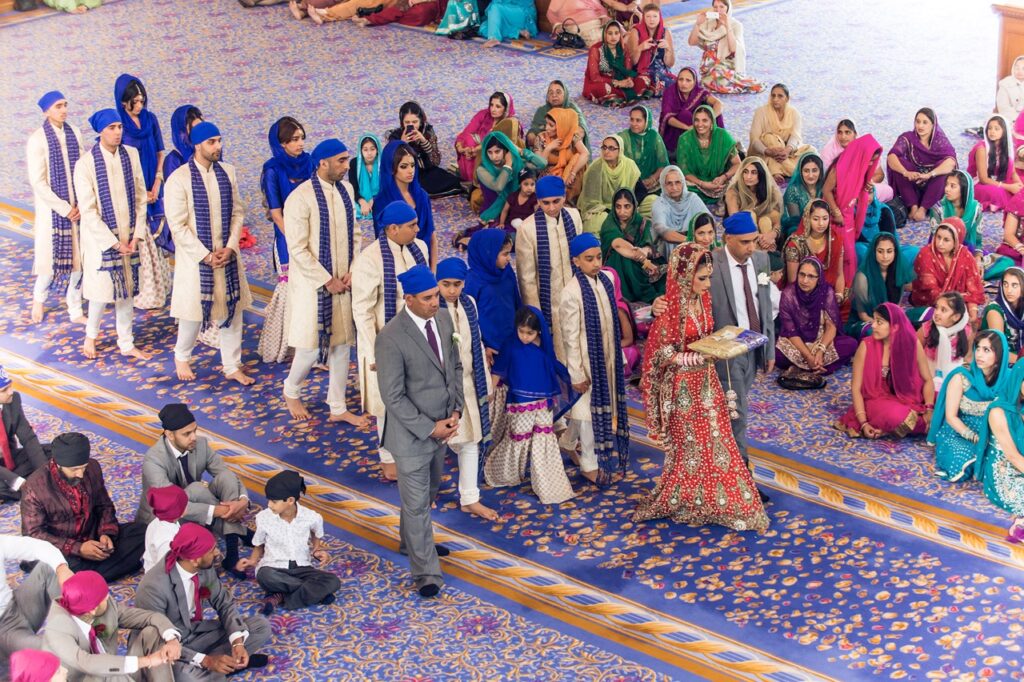 petevelvet_wedding_247 Bride groom during Hindu ceremony London wedding photographer