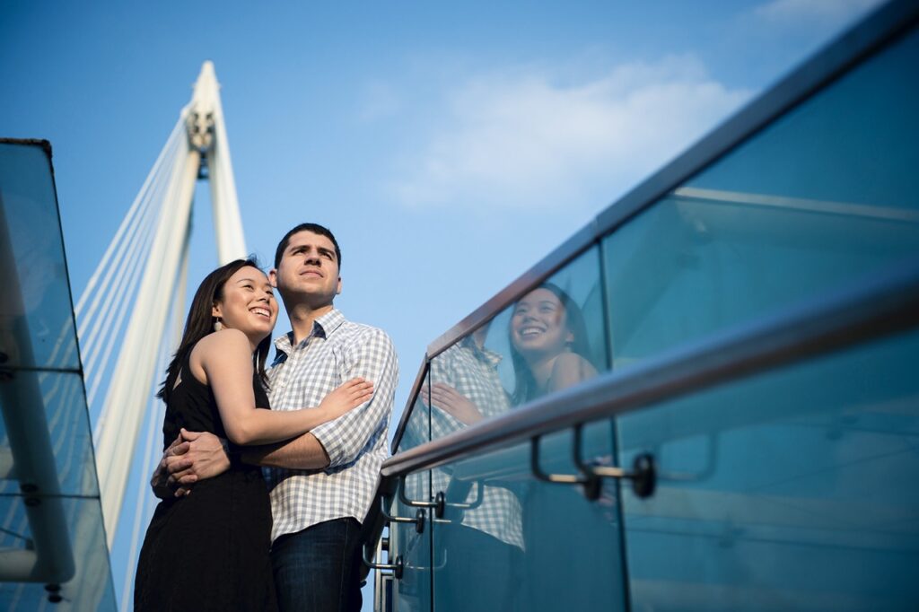 petevelvet_wedding_264 Showing off engagement ring London wedding photographer