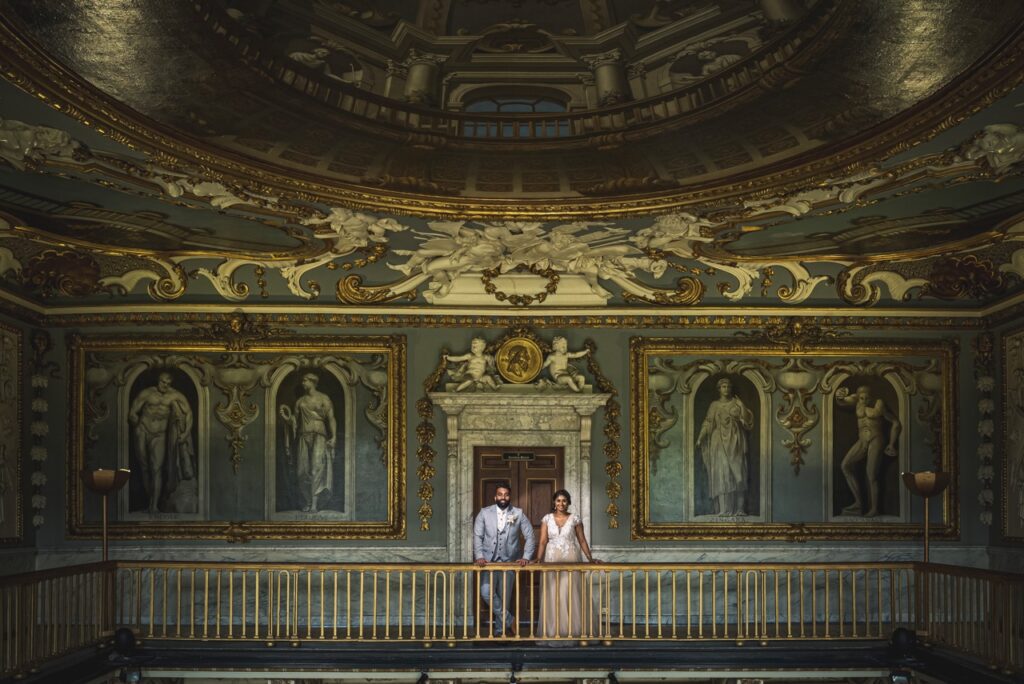 petevelvet_wedding_321 Couple walking happily together London wedding photographer