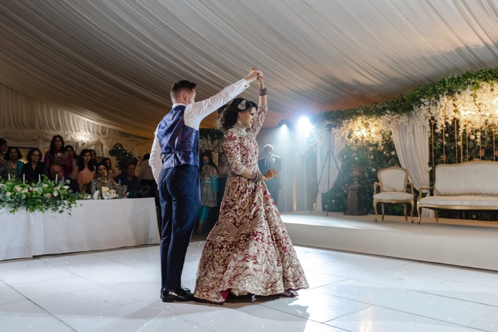 petevelvet_wedding_345 Couple holding hands urban setting London wedding photographer